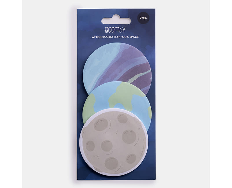 ΑΥΤΟΚΟΛΛΗΤΑ ΧΑΡΤΑΚΙΑ SPACE GOOMBY