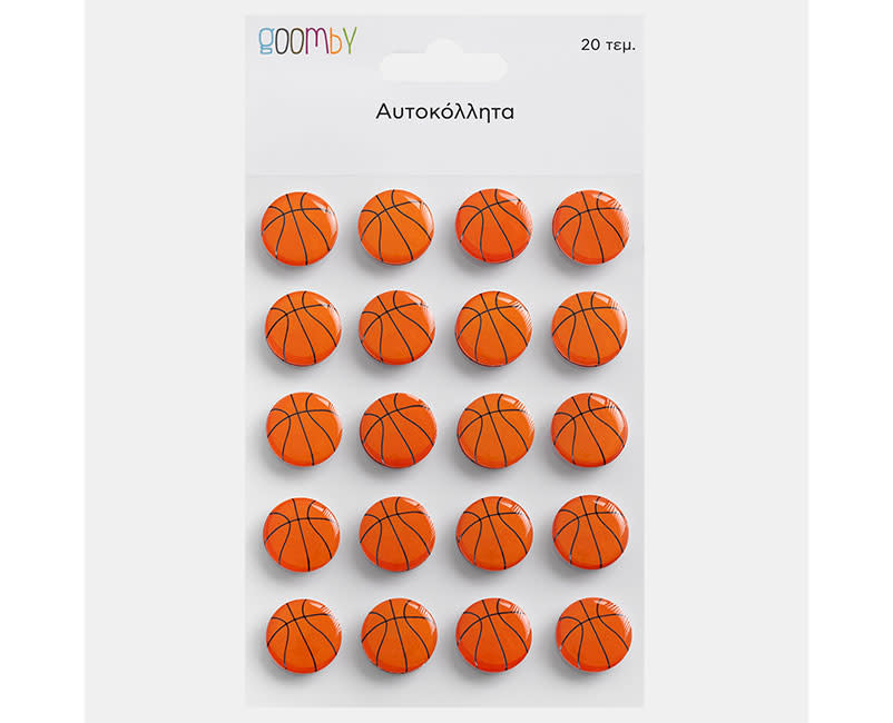 ΑΥΤΟΚΟΛΛΗΤΑ BASKETBALL 20TEM GOOMBY
