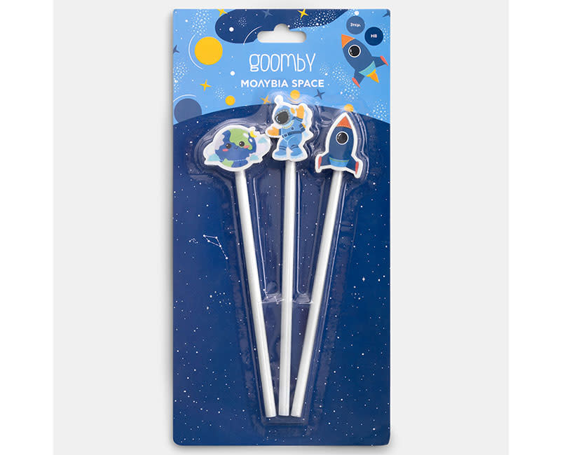 ΜΟΛΥΒΙΑ SPACE 3ΤΕΜ GOOMBY