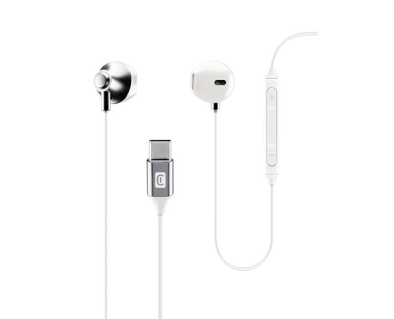 Cellularline Handsfree On-Ear USB-C WHT