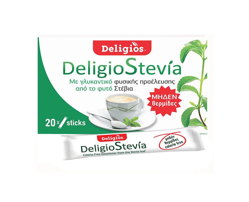 ΓΛΥΚΑΝΤΙΚΟ STEVIA STICKS 20ΤΕΜ DELIGIOS