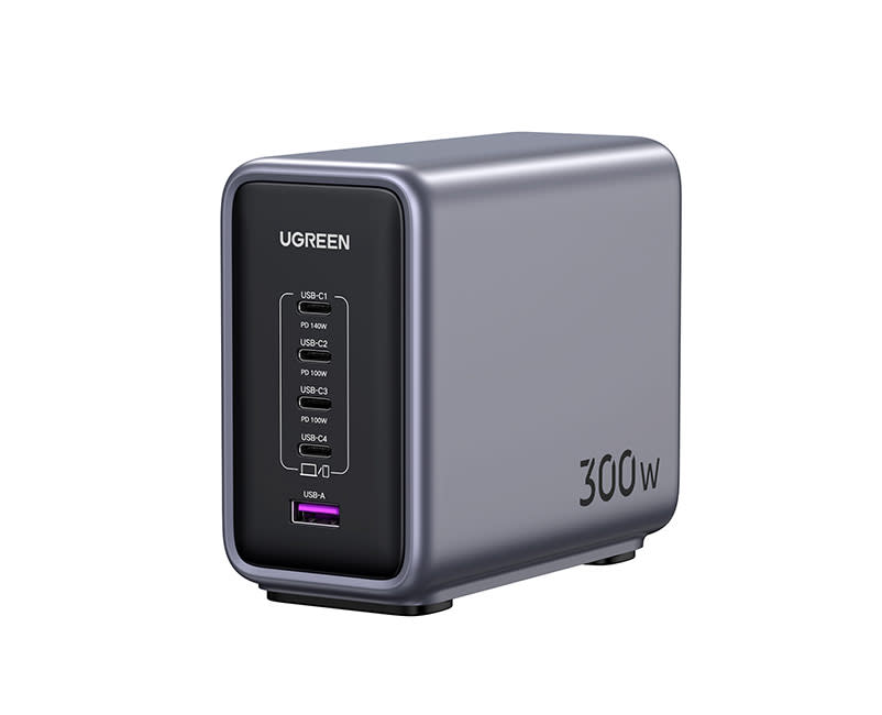 UGREEN Nexode 300W GaN Wall USB-C Charger 5 Ports