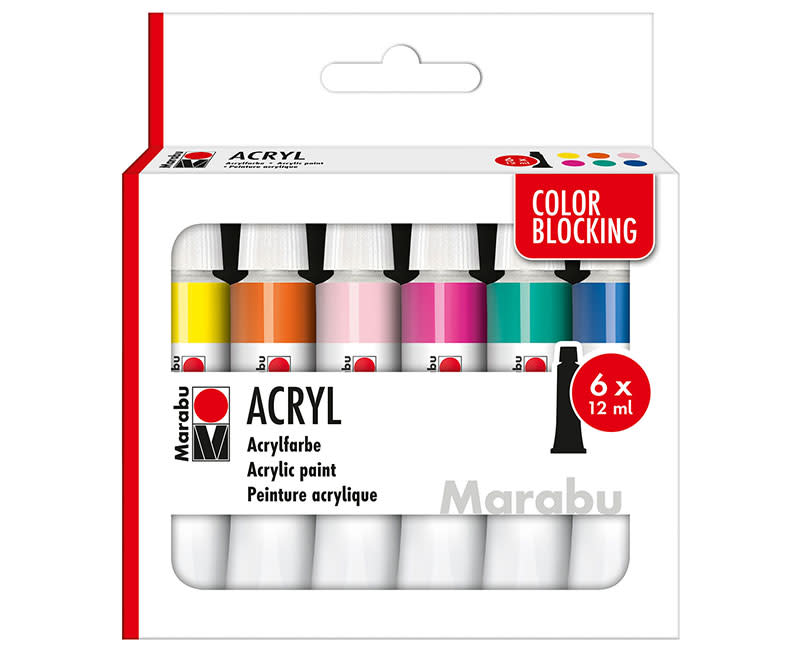 ΑΚΡΥΛΙΚΑ ΧΡΩΜ. COLOR BLOCKING 6*12ML MAR