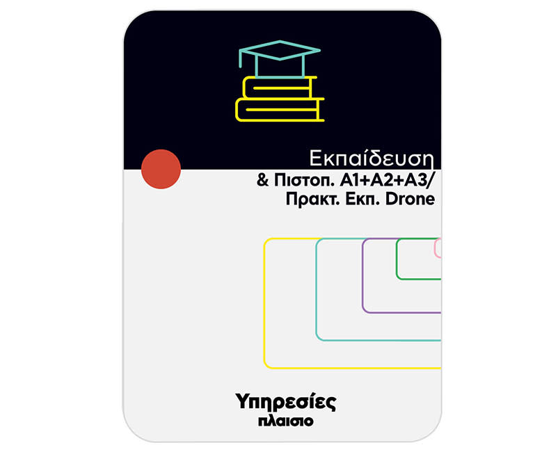 Εκπ. και Πιστοπ.Α1+Α2+Α3/Πρακτ.Εκπ.Drone