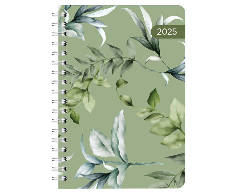 2025 ΗΜΕΡ ΗΜΕΡ ΣΠΙΡΑΛ 12x17 OLIVE SENTIO