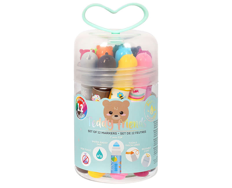 ΣΕΤ ΜΑΡΚΑΔOΡ 12ΤΜΧ TEDDY BEAR