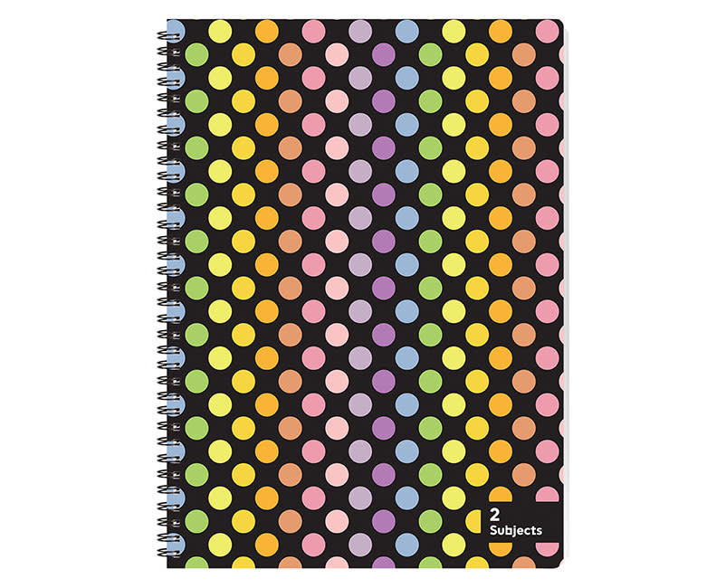 ΤΕΤΡΑΔIO ΣΠΙΡΑΛ A4/2Θ FUNKY DOTS 70Φ