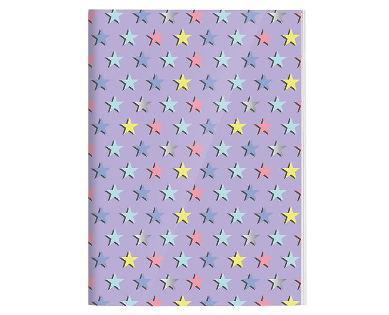 ΤΕΤΡΑΔΙΟ ΡΙΓΕ 17x25 STARS 40Φ.