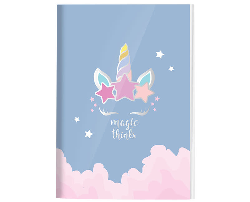 ΤΕΤΡΑΔΙΟ ΡΙΓΕ Α4 UNICORN 40Φ.