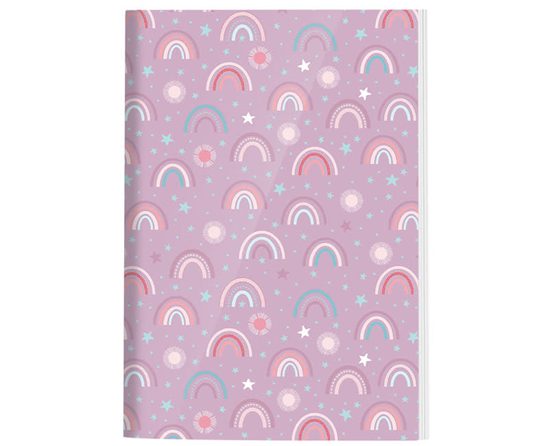 ΤΕΤΡΑΔΙΟ ΡΙΓΕ Α4 RAINBOWS 40Φ.