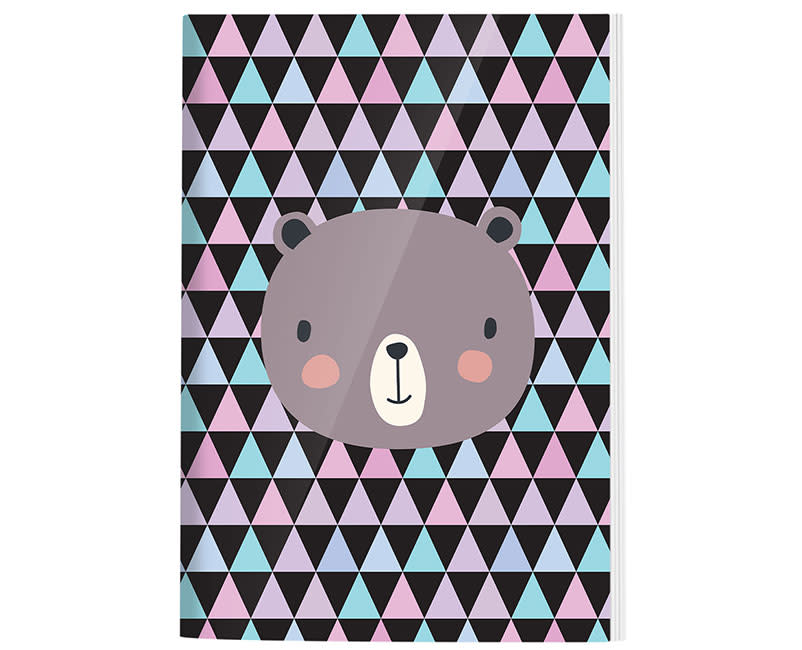 ΤΕΤΡΑΔΙΟ ΡΙΓΕ Α4 BEAR 40Φ.