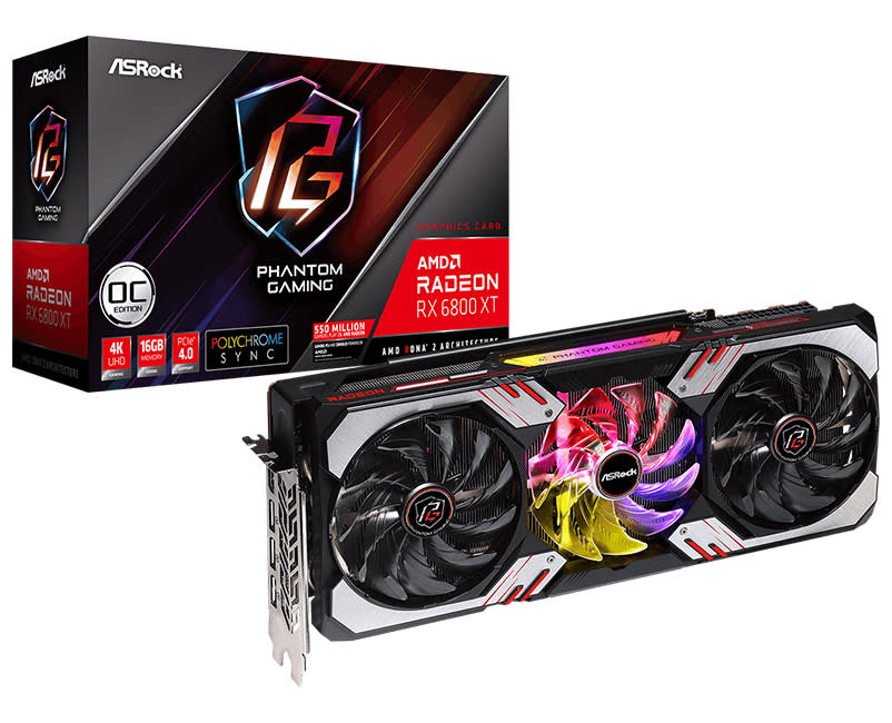 ASRock AMD Radeon™ RX 6800 XT Phantom Gaming 16GB OC
