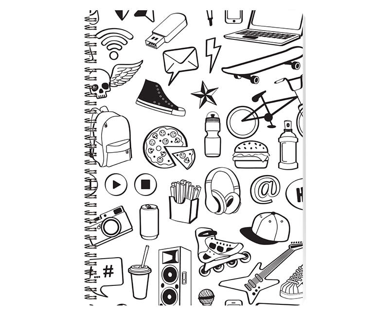 ΤΕΤΡΑΔΙΟ ΣΠΙΡΑΛ A4 DAILY 80Φ