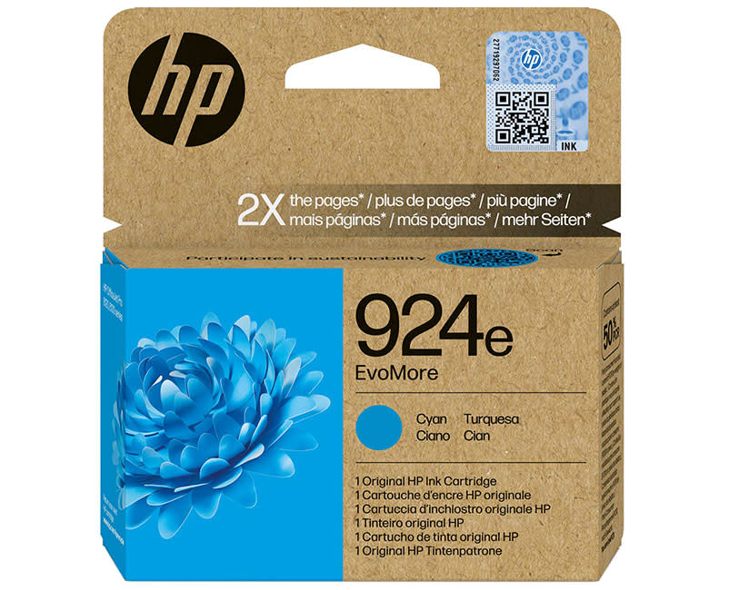 Μελάνι HP 924e EvoMore Cyan