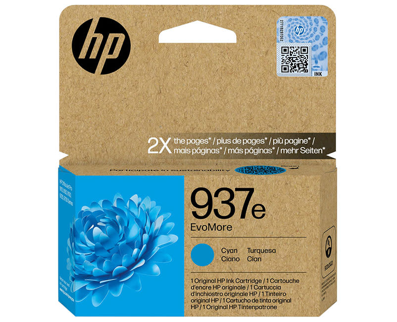Μελάνι HP 937e EvoMore Cyan