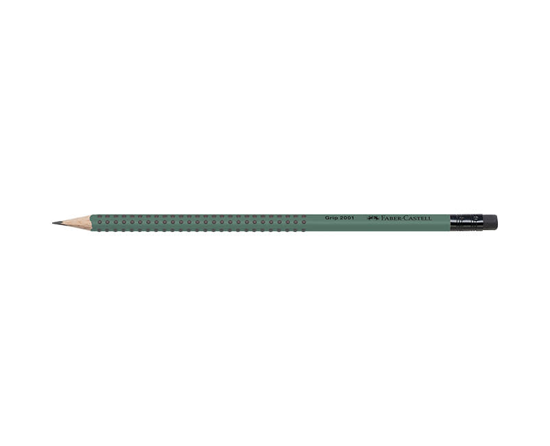 ΜΟΛΥΒΙ GRIP ΧΑΚΙ ΜΕ ΓΟΜΑ FABER CASTELL