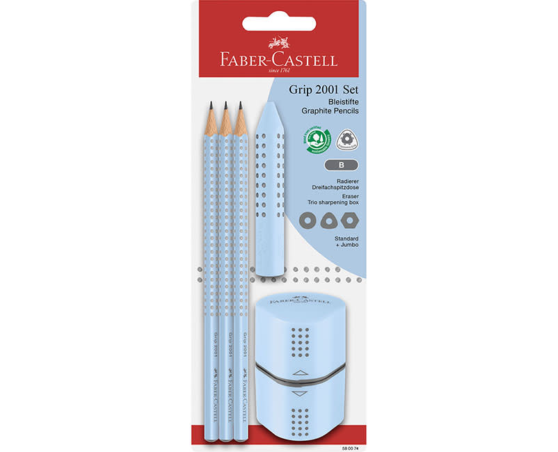 ΜΟΛ.GRIP 3ΤΕΜ.+ΓΟΜΑ+ΞΥΣΤΡΑ ΣΙΕΛ FAB CAST