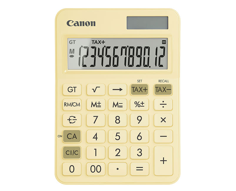 CANON ΑΡΙΘΜΟΜΗΧ 12 ΨΗΦ LS-125K ΚΙΤΡΙΝΟ