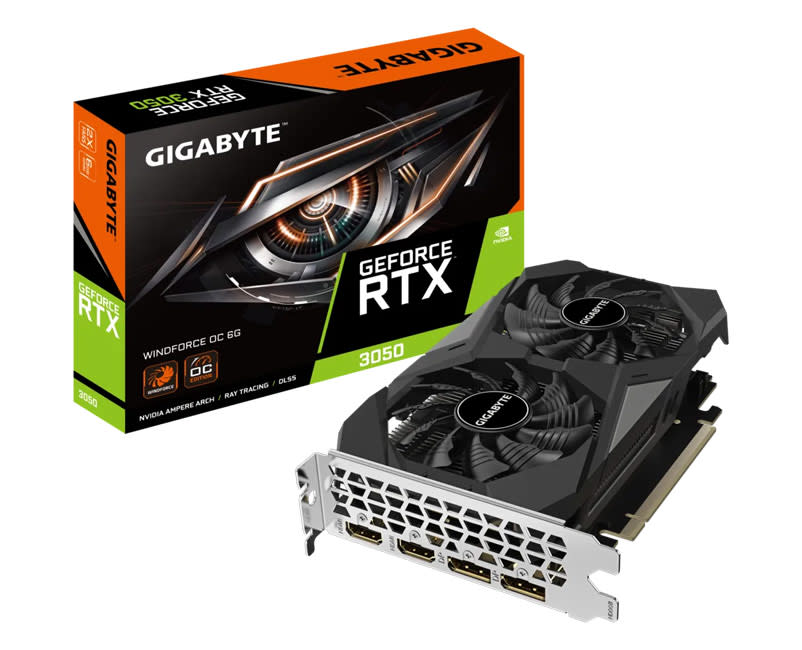 GIGABYTE GeForce RTX™ 3050 WINDFORCE OC 6G