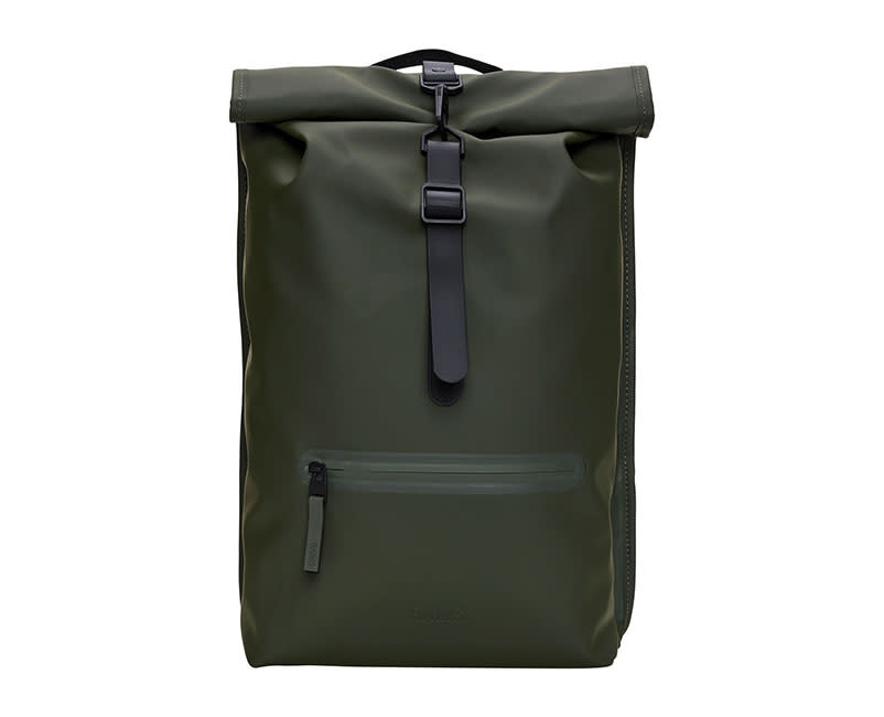 RAINS Rolltop Rucksack W3 Green