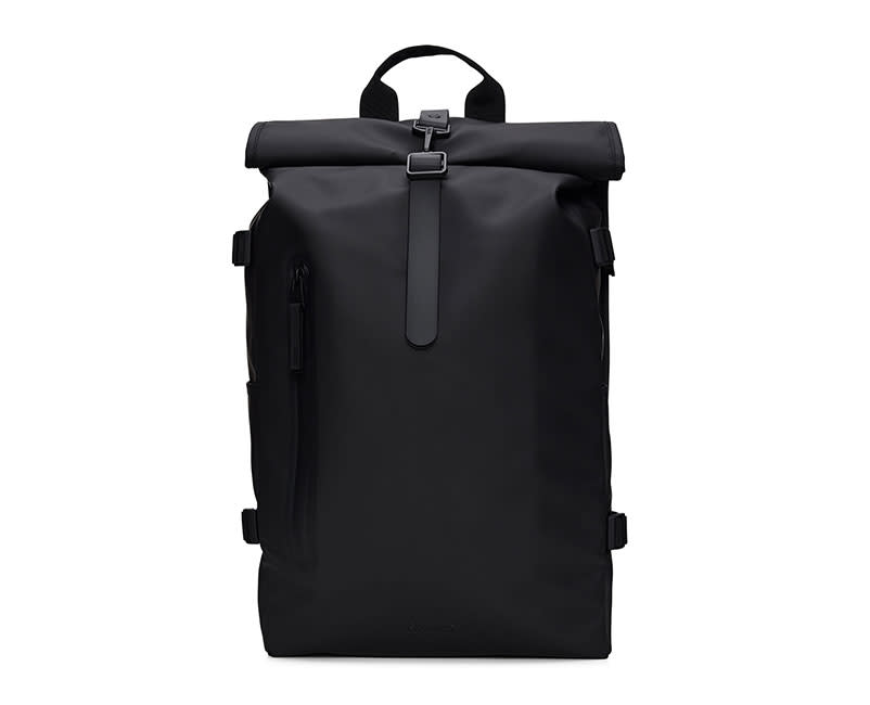 RAINS Rolltop Rucksack Large W3 Black