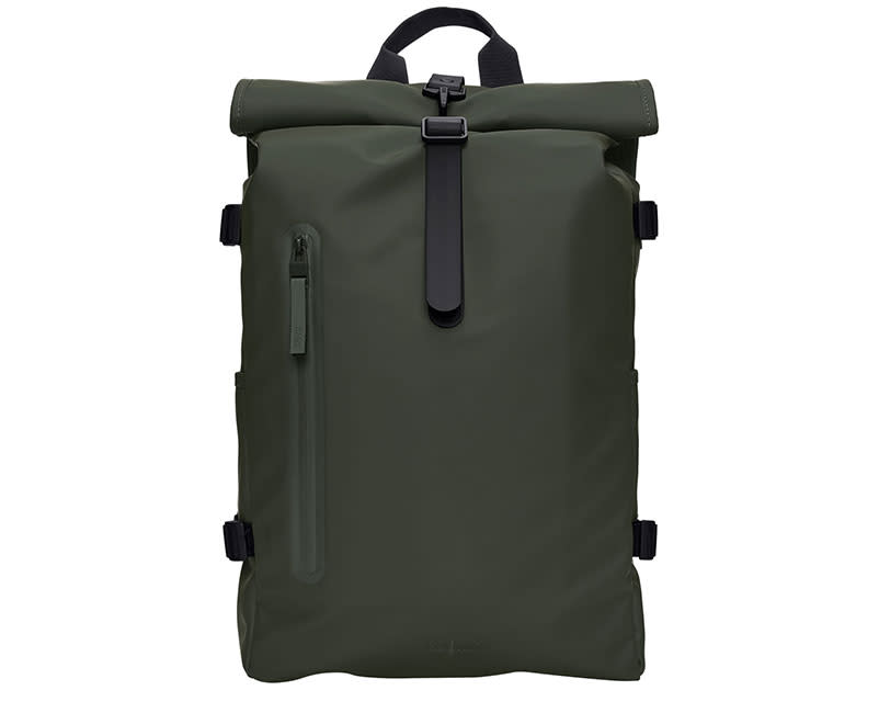 RAINS Rolltop Rucksack Large W3 Green