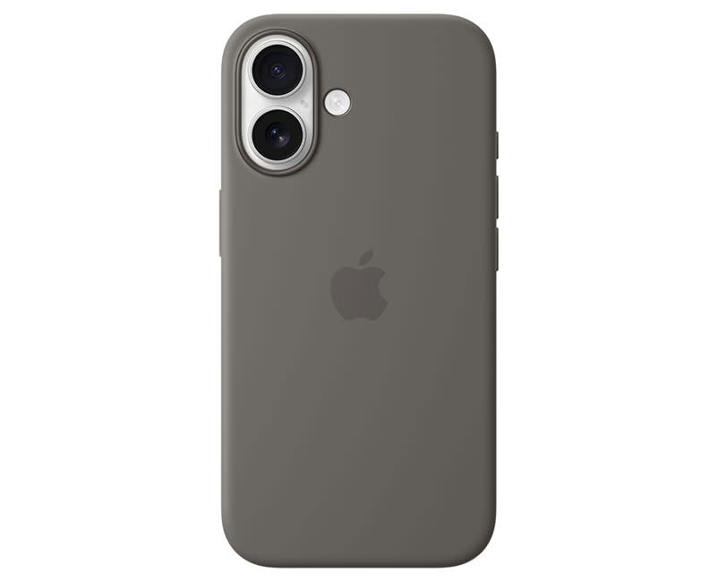 iPhone 16 Silicone MagSafe Stone Gray