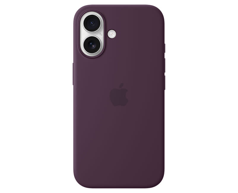 iPhone 16 Silicone MagSafe Plum
