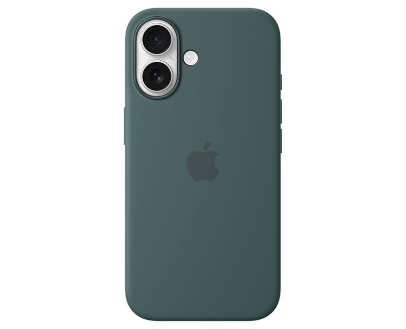 iPhone 16 Silicone MagSafe Lake Green