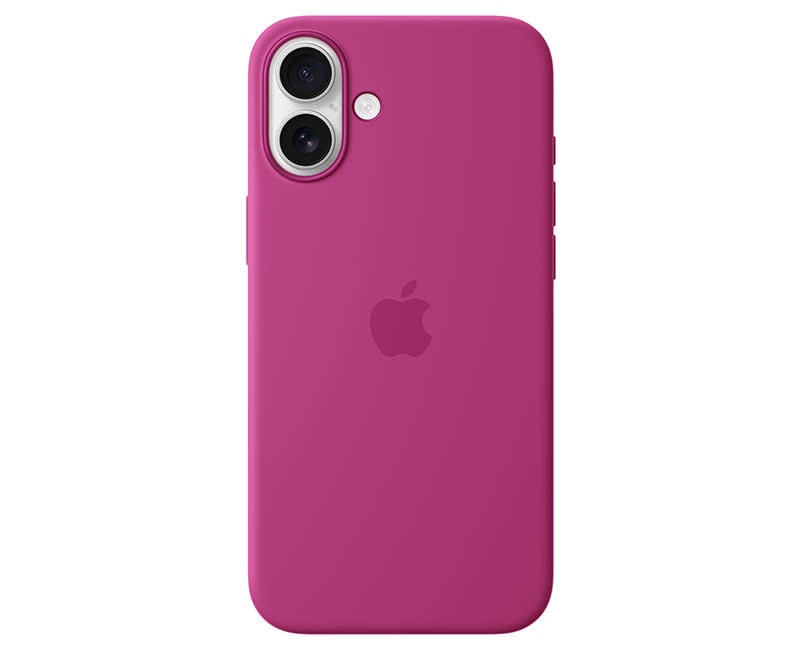 iPhone 16 Plus Silicone MagSafe Fuchsia