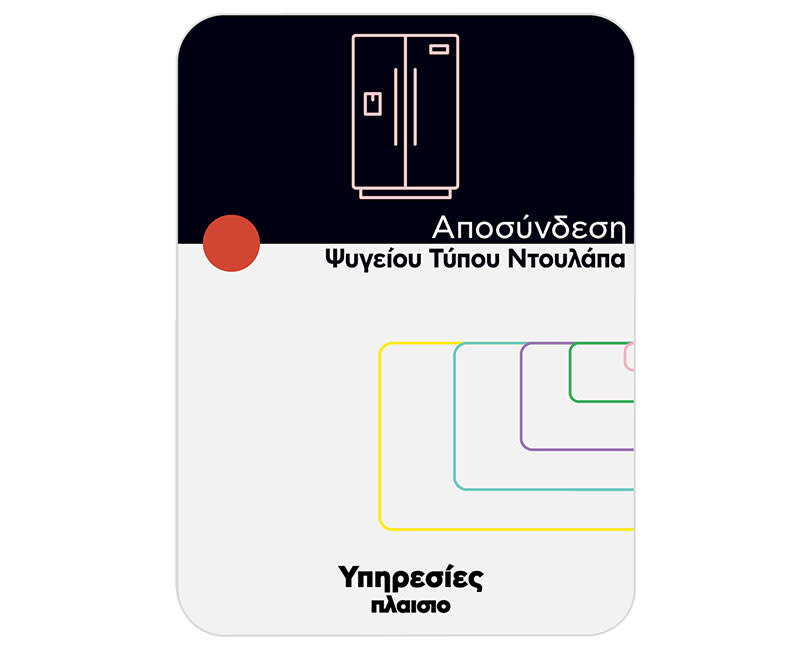 Αποσύνδεση Ψυγείου Τύπου Ντουλάπα