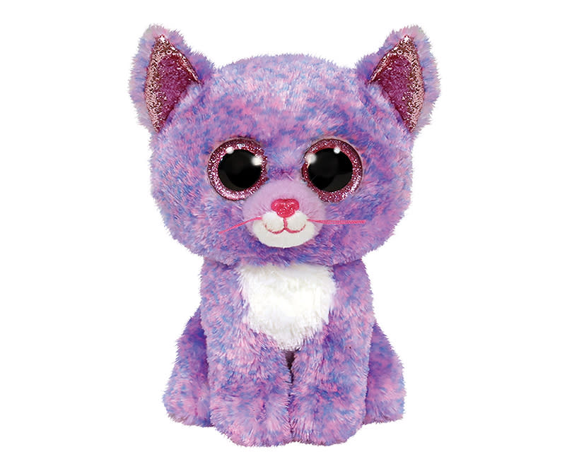 	Χνουδωτό Γατάκι Μοβ 15εκ TY