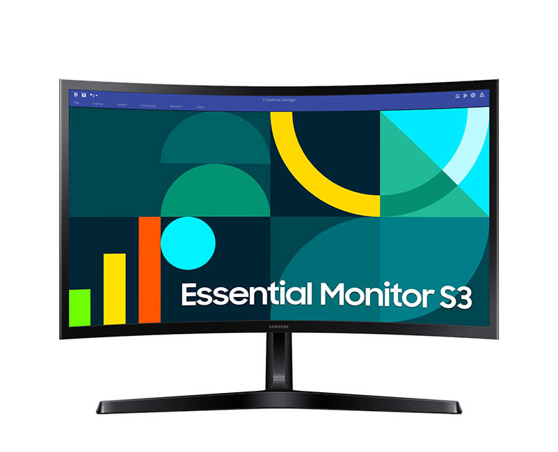 Samsung Monitor 24" S36D Curved Monitor