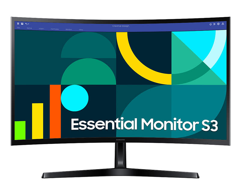 Samsung Monitor 24" S36D Curved Monitor