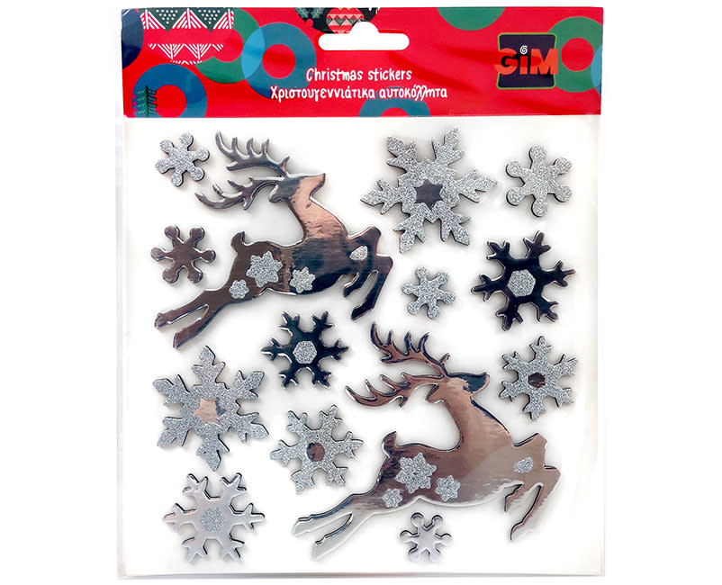 ΑΥΤΟΚΟΛΛΗΤΑ EVA XMAS 1ΦΥΛΛΟ GIM