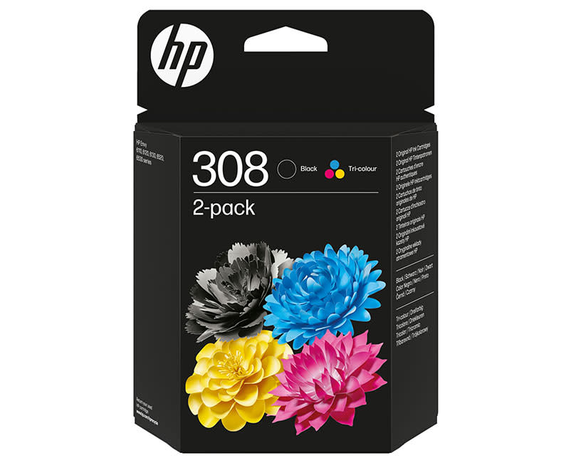 Μελάνι HP 308 (BK-CL) Multipack