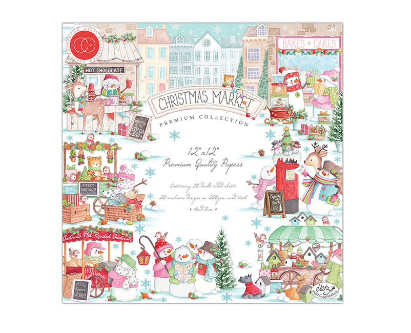 CRAFT PAPER PAD CHRISTMAS MARKET 30Φ CRA