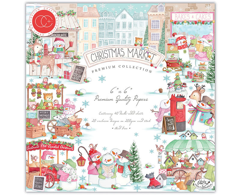 CRAFT PAPER PAD CHRISTMAS MARKET 6X6 CRA