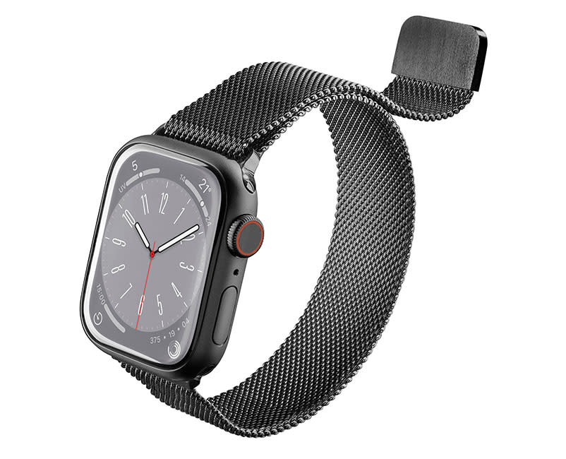 Black Steel Band AppleWatch 42/44/45/49m