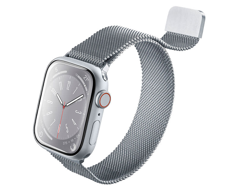 Silve Steel Band AppleWatch 42/44/45/49m