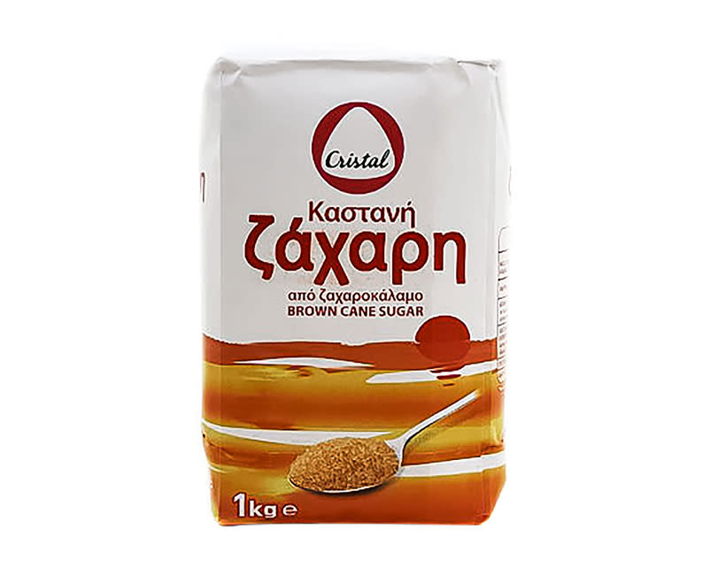 Ζάχαρη Kαστανή 1kg Cristal