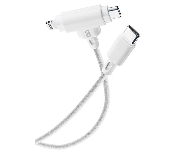 Cellularline TypeC σε TypeC/Lightn 1.5m