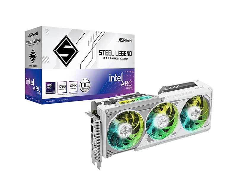 ASRock Intel ARC B580 Steel Legend OC