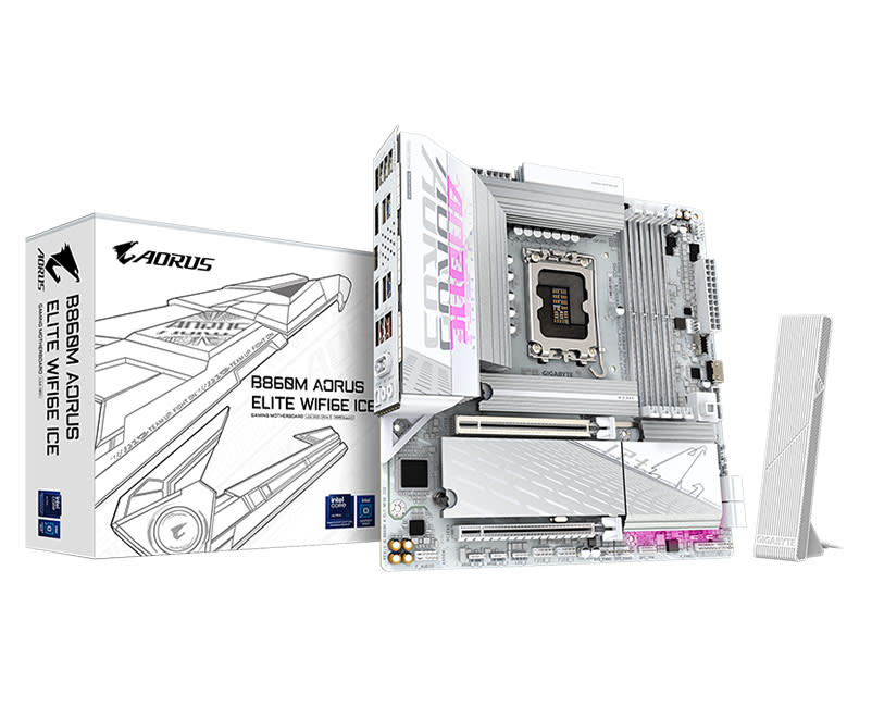 GIGABYTE B860M AORUS ELITE WIFI6E ICE