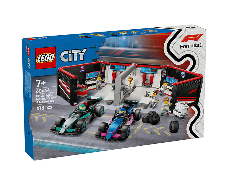 60444 F1® Garage & Mercedes&Alpine Lego