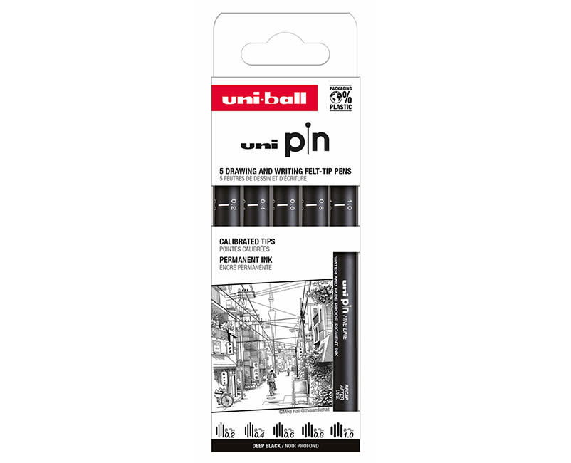 ΜΑΡΚΑΔ.ΛΕΠΤΗΣ ΓΡΑΦΗΣ 5 ΤΕΜ. UNI