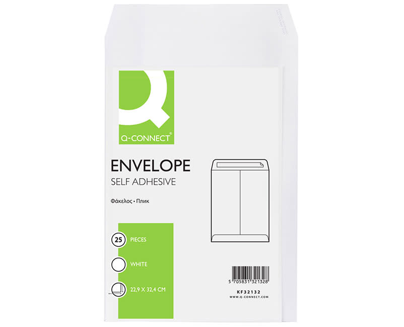 Q-Connect Φάκελος Αλληλογραφίας 23 x 32cm 25 Τεμ.