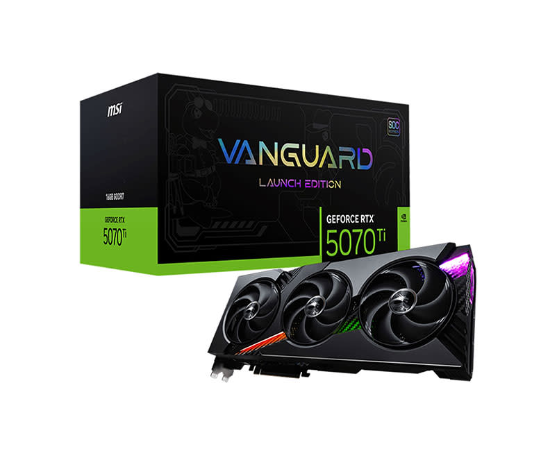 MSI GeForce RTX™ 5070 Ti 16G VANGUARD SOC LAUNCH EDITION