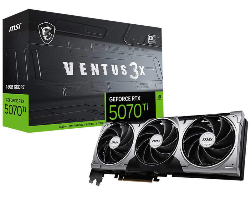 MSI GeForce RTX™ 5070 Ti 16G VENTUS 3X OC