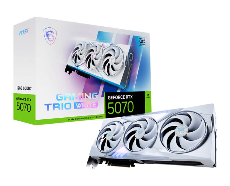 MSI GeForce RTX™ 5070 12G GAMING TRIO OC WHITE